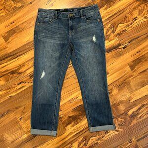 Womens Simply Vera Wang Capri Crop Jeans Size 6